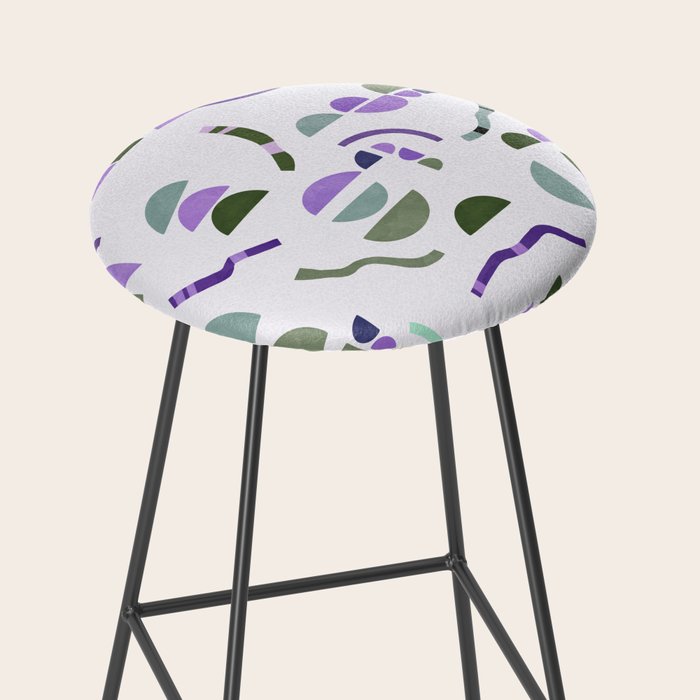 Modern simple shapes pattern LG Stool Gallery Image 2