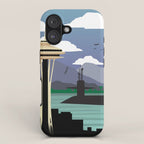Bangor, WA - Submarine Homeport iPhone Case Gallery Image 1