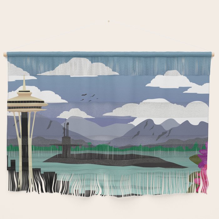 Bangor, WA - Submarine Homeport Wall Hanging Gallery Image 1