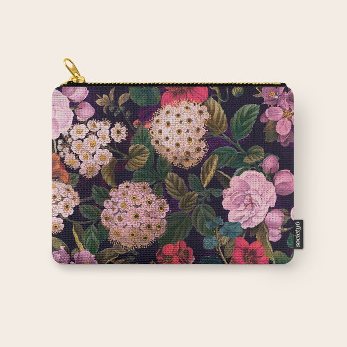 Brightly Glowing Flowers II Carry All Pouch Gallery Image 1
