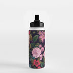 Brightly Glowing Flowers II Water Bottle Gallery Image 2