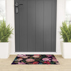 Brightly Glowing Flowers II Welcome Mat Gallery Image 3