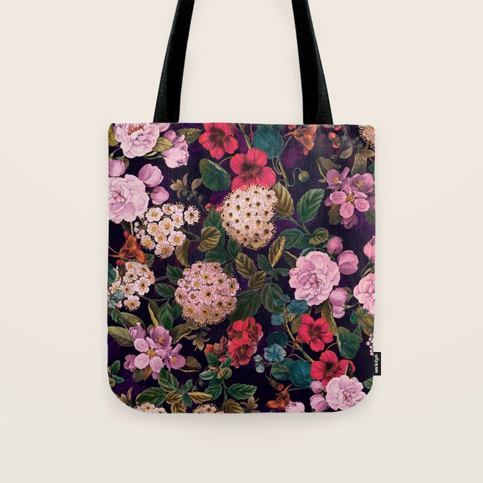 Brightly Glowing Flowers II Tote Bag Gallery Image 1