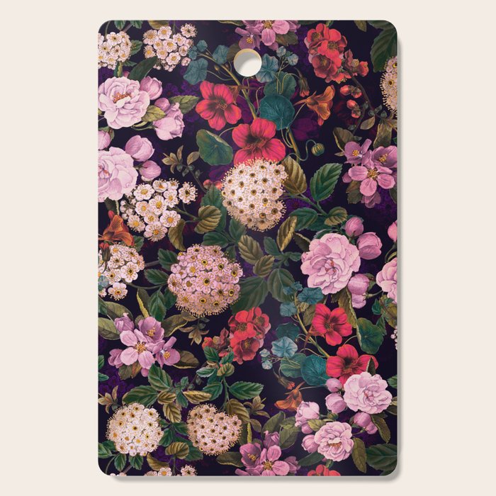 Brightly Glowing Flowers II Cutting Board Gallery Image 1