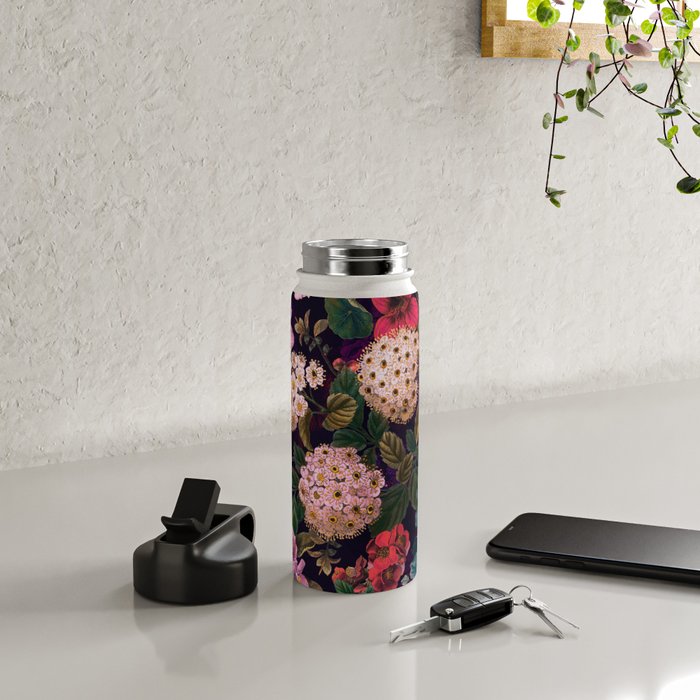 Brightly Glowing Flowers II Water Bottle Gallery Image 4