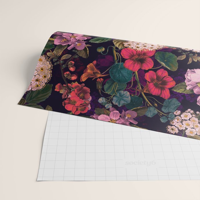 Brightly Glowing Flowers II Wrapping Paper Gallery Image 2