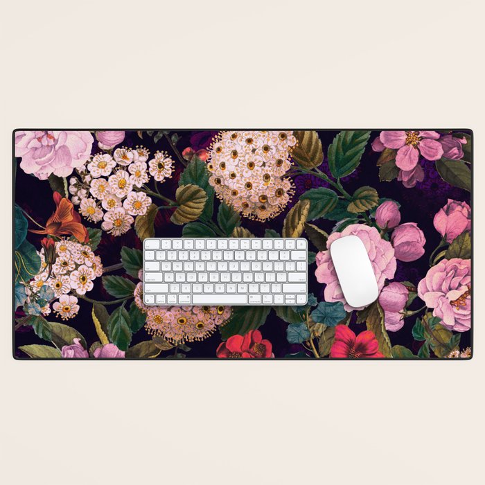 Brightly Glowing Flowers II Desk Mat Gallery Image 1