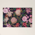 Brightly Glowing Flowers II Welcome Mat Gallery Image 1