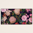 Brightly Glowing Flowers II Desk Mat Gallery Image 3
