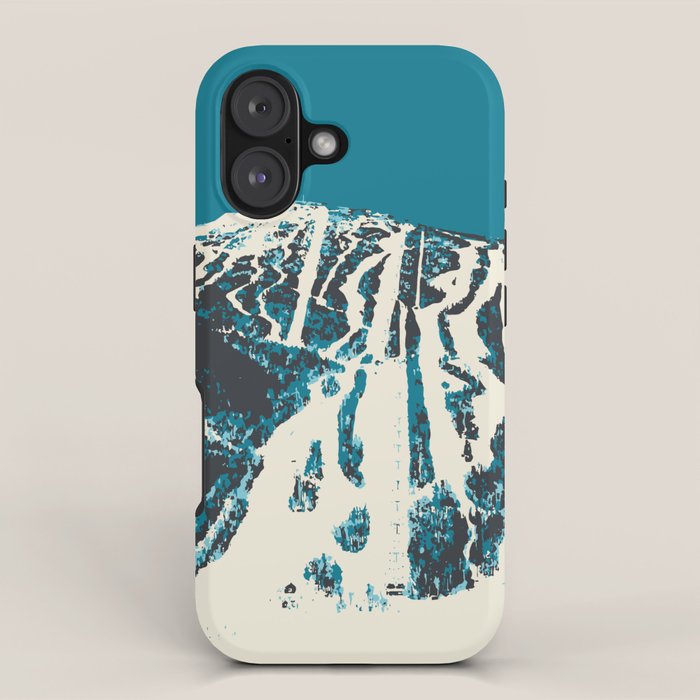 Ski Sugarloaf Maine vintage ski poster iPhone Case Gallery Image 1
