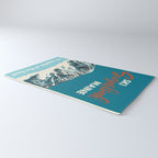 Ski Sugarloaf Maine vintage ski poster Rug Gallery Image 3