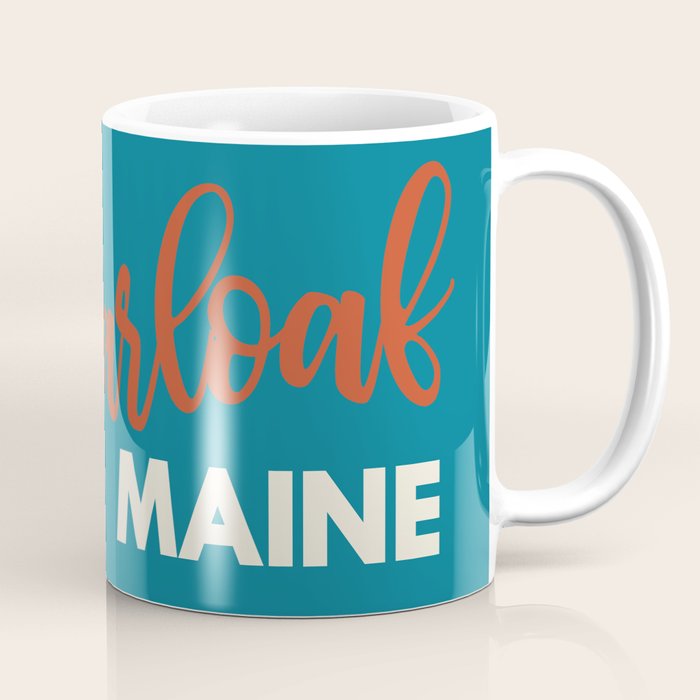 Ski Sugarloaf Maine vintage ski poster Coffee Mug Gallery Image 1