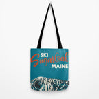 Ski Sugarloaf Maine vintage ski poster Tote Bag Gallery Image 2