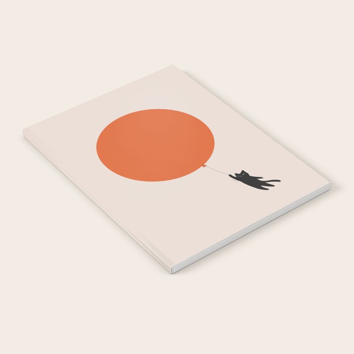 Cat Landscape 182: Sun Balloon Notebook Gallery Image 1