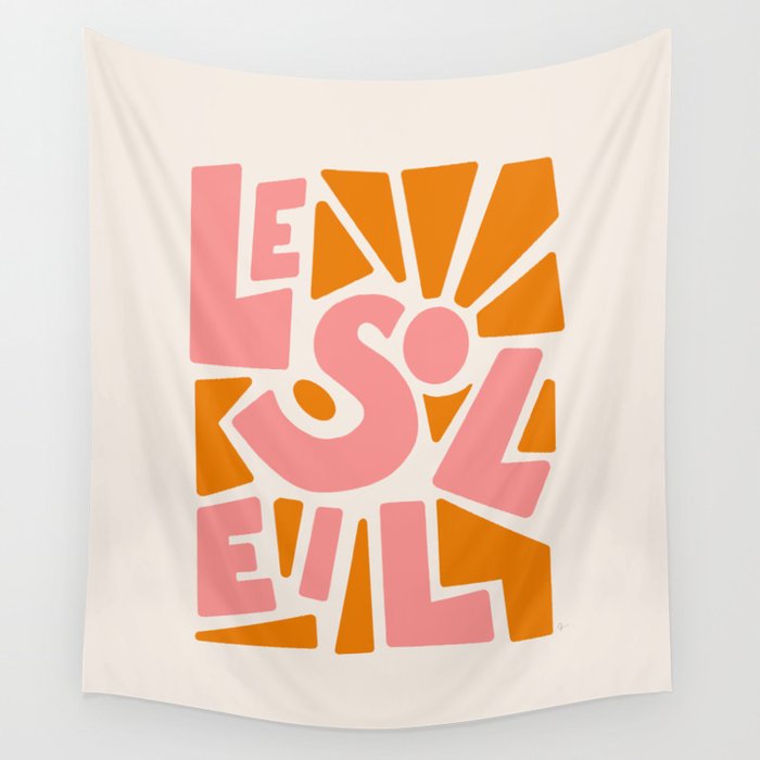 Le Soleil French Sun Wall Tapestry Gallery Image 4