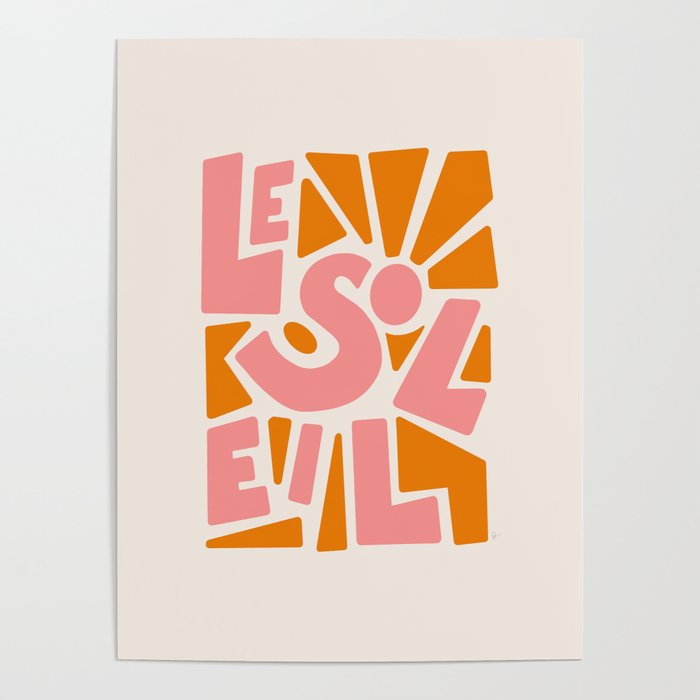 Le Soleil French Sun Poster Gallery Image 4
