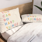 You Can Do Hard Things Pillow Sham Gallery Image 2