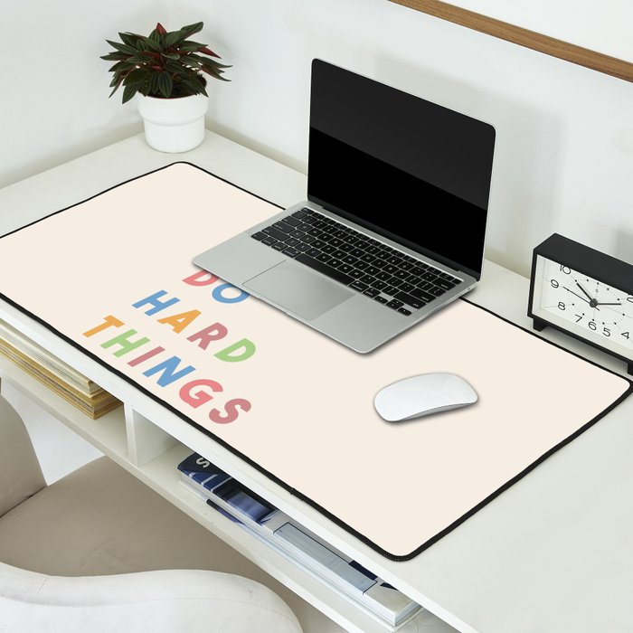 You Can Do Hard Things Desk Mat Gallery Image 2
