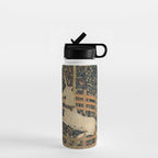 The Unicorn Rests in a Garden (from the Unicorn Tapestries) Water Bottle Gallery Image 1