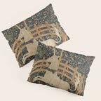 The Unicorn Rests in a Garden (from the Unicorn Tapestries) Pillow Sham Gallery Image 3