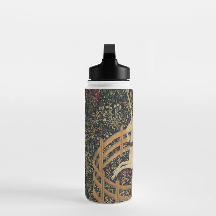 The Unicorn Rests in a Garden (from the Unicorn Tapestries) Water Bottle Gallery Image 3