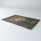 The Unicorn Rests in a Garden (from the Unicorn Tapestries) Rug Gallery Image 3