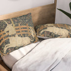 The Unicorn Rests in a Garden (from the Unicorn Tapestries) Pillow Sham Gallery Image 2