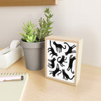 Black Cats Blep! Mini Art Print Gallery Image 2