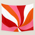 marlowe, pink & orange Wall Tapestry Gallery Image 4