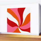 marlowe, pink & orange Wall Mural Gallery Image 2