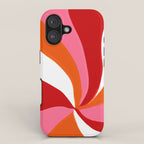 marlowe, pink & orange iPhone Case Gallery Image 1