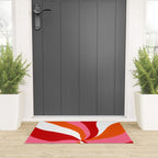marlowe, pink & orange Welcome Mat Gallery Image 3
