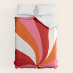 marlowe, pink & orange Duvet Cover Gallery Image 6
