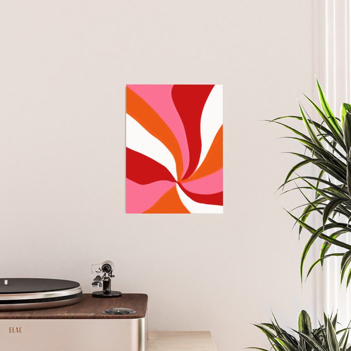 marlowe, pink & orange Poster Gallery Image 2