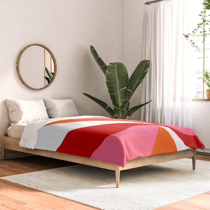 marlowe, pink & orange Comforter Gallery Image 2