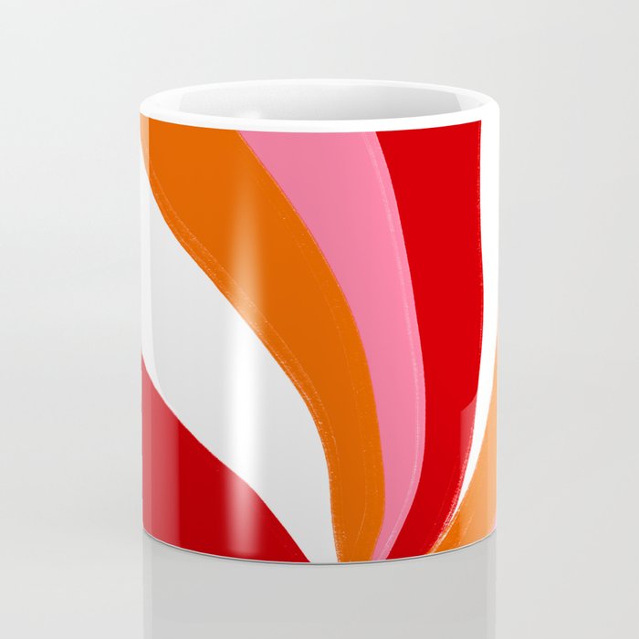 marlowe, pink & orange Coffee Mug Gallery Image 4