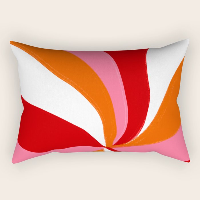 marlowe, pink & orange Rectangular Pillow Gallery Image 2