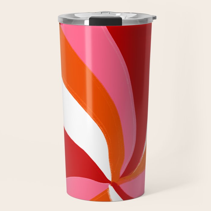marlowe, pink & orange Travel Mug Gallery Image 1