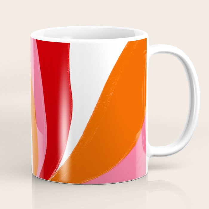 marlowe, pink & orange Coffee Mug Gallery Image 1
