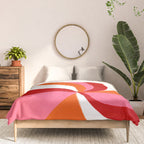 marlowe, pink & orange Comforter Gallery Image 3