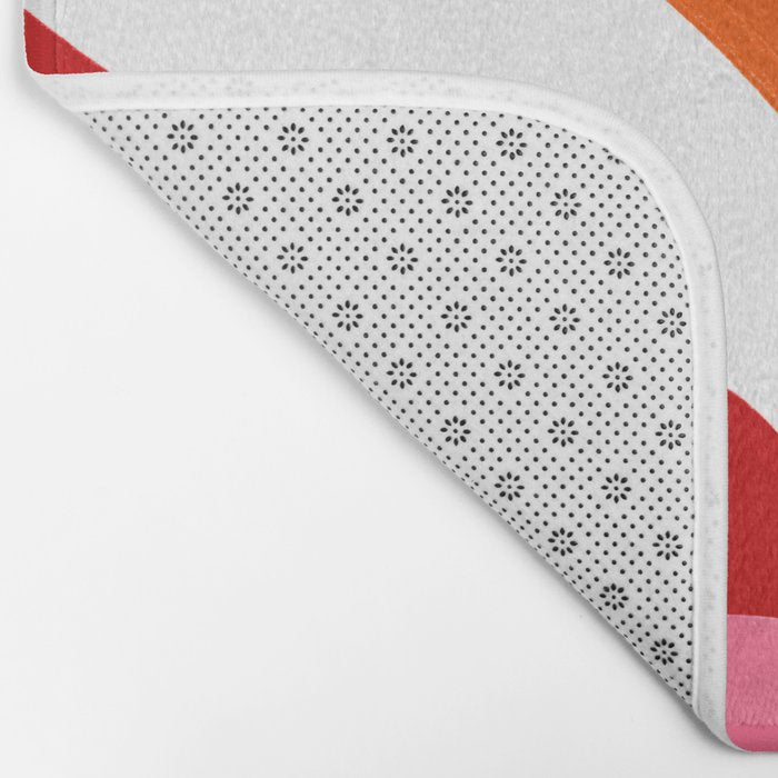 marlowe, pink & orange Bath Mat Gallery Image 2