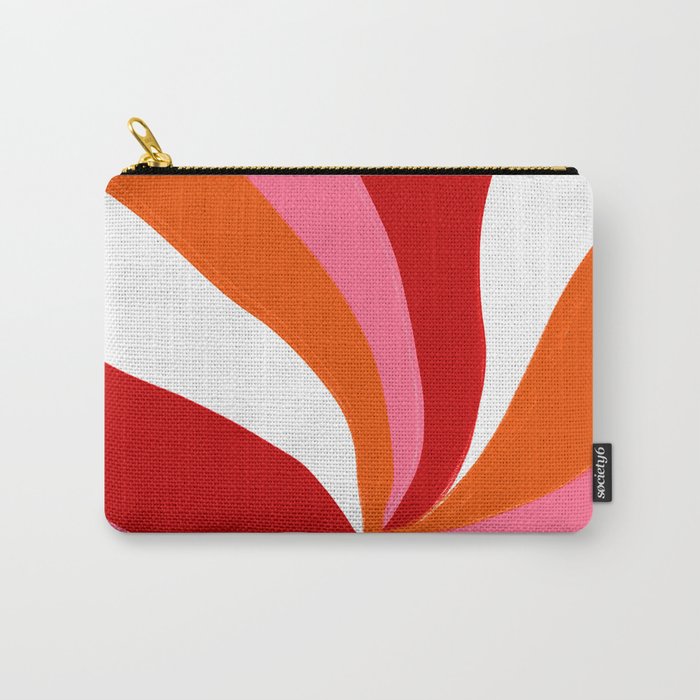 marlowe, pink & orange Carry All Pouch Gallery Image 1