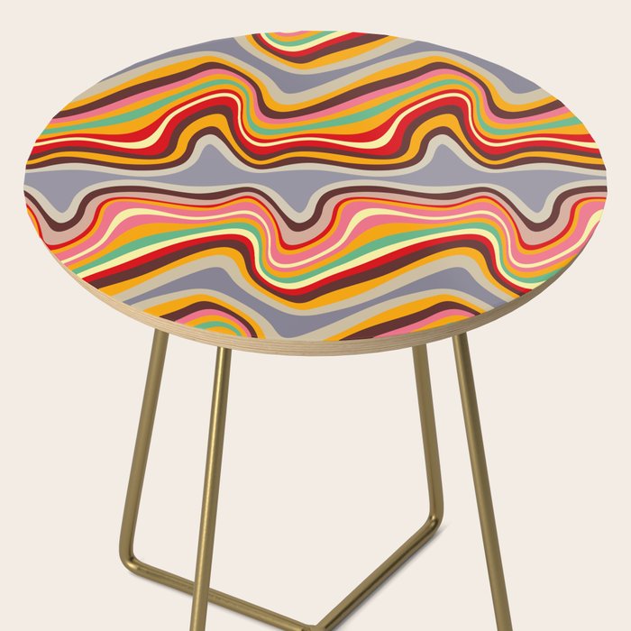 retro wave disco Side Table Gallery Image 2