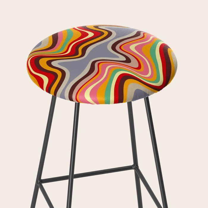 retro wave disco Stool Gallery Image 2
