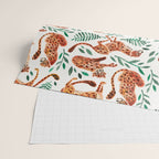 Cheetah Collection - Orange & Green Palette Wrapping Paper Gallery Image 2