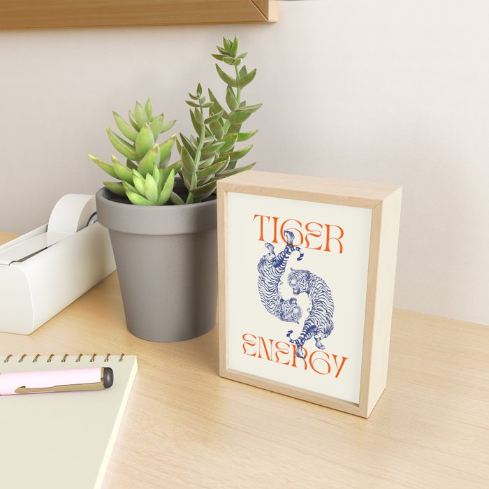 Tiger Energy Mini Art Print Gallery Image 2