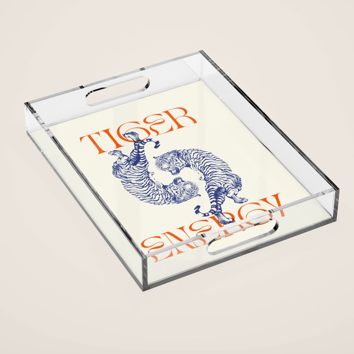 Tiger Energy Acrylic Tray Gallery Image 1