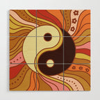 Funky Yin Yang Wood Wall Art Gallery Image 1