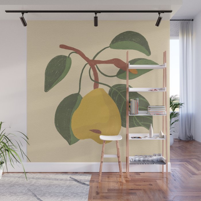 Pear Wall Mural Gallery Image 1