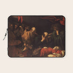 Michelangelo Merisi da Caravaggio "The Death of the Virgin" Laptop Sleeve Gallery Image 1